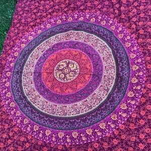 mandala wall tapestry Urban outfitters made in India boho